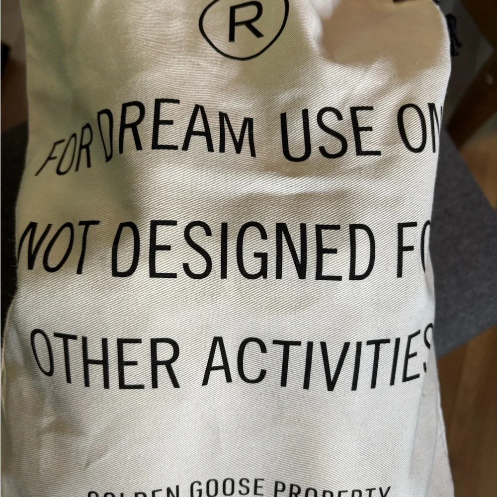 Golden Goose White Sneakers with Silver Glitter Heel - Picture 6 of 6